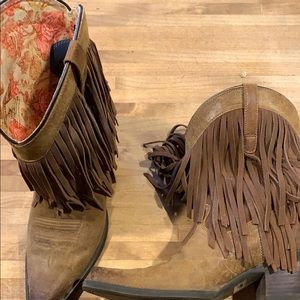 Ariat fringe boots